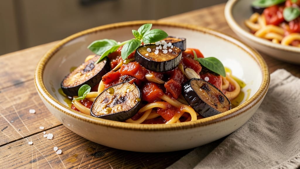 Aubergine Pasta Sauce Recipe: Smoky Eggplant and Tomato Harmony