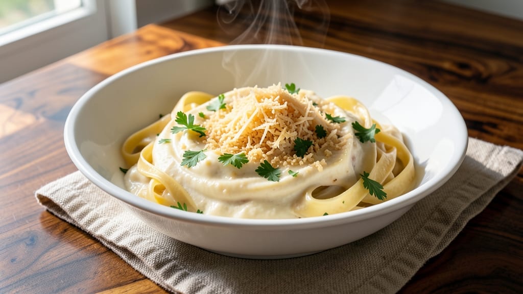 Asiago Garlic Alfredo Sauce Recipe: Ultra-Smooth Creaminess With No Clumps Ever