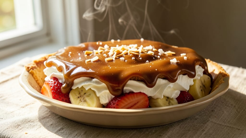 Banoffee Pie Caramel Sauce Recipe: Ultra-Smooth Drizzle With Toasted Coconut Twist