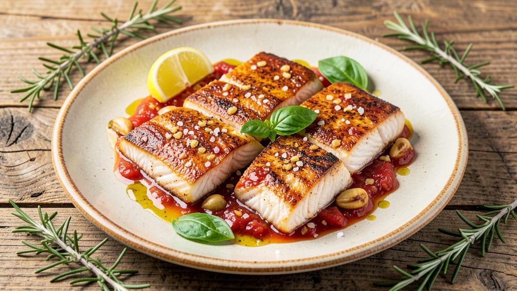Baked Cod in Tomato Sauce Recipe: One-Pan Lemon-Garlic Bite