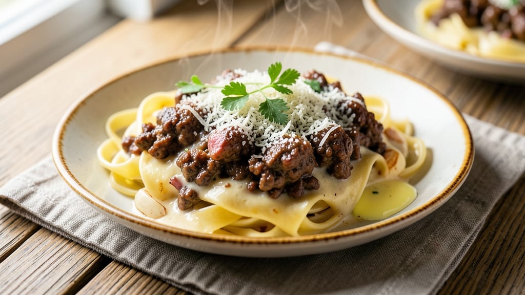 Alfredo Sauce Recipe with Ground Beef: One-Pan Italian Comfort in 30 Minutes