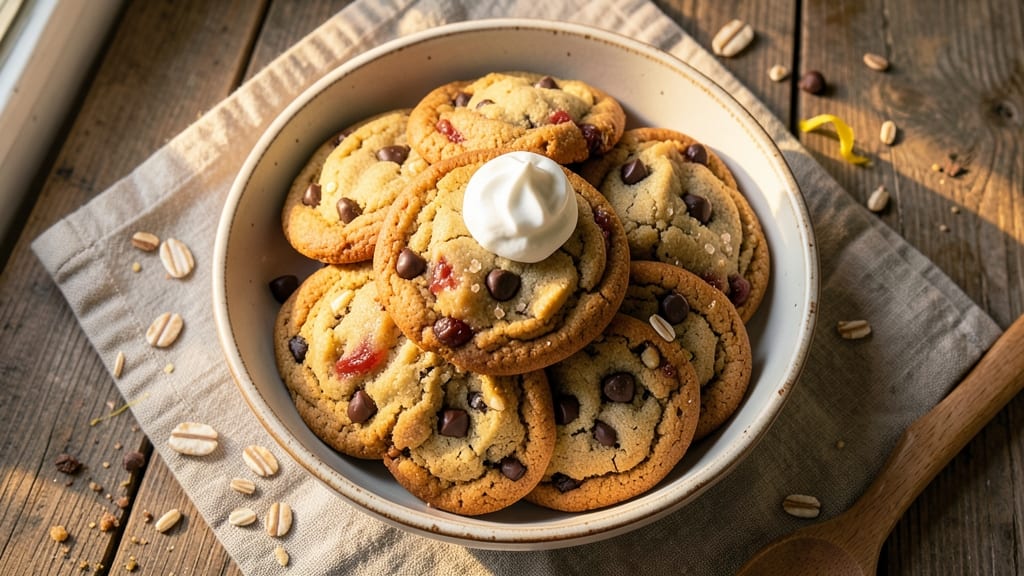 Applesauce Oatmeal Chocolate Chip Cookie Recipe: Warm Spice Swirls With Chewy Centers