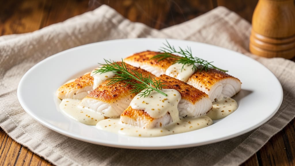 Baked Fish in White Sauce Recipe: Crispy Top, Creamy Melt-in-Your-Mouth Center