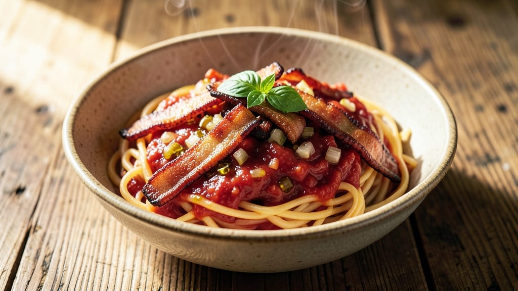 Bacon Spaghetti Sauce Recipe: Smoky, Sweet, and Umami-Packed One-Pot Magic