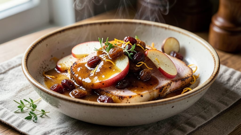 Apple Raisin Sauce for Ham Recipe: Spiced Fruit Glaze That Elevates Holiday Plates