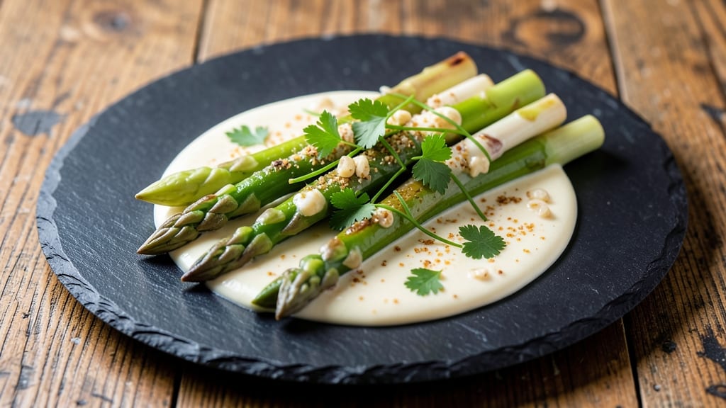 Asparagus White Sauce Recipe: Velvety Garlic-Herb Blanket for Roasted Greens