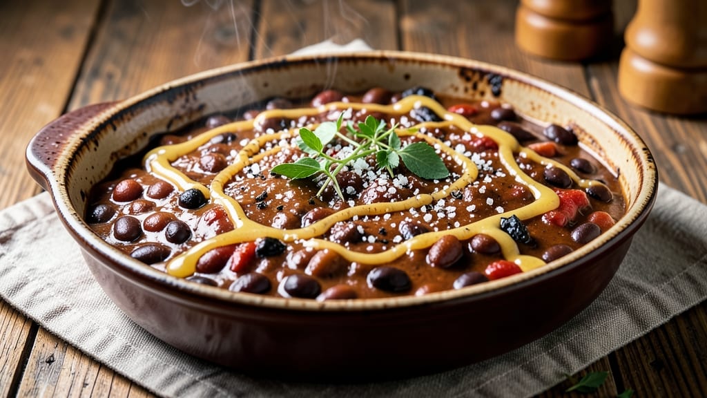 Baked Beans Recipe with Bbq Sauce and Brown Sugar: Slow-Simmered Smokiness and Caramelized Sweetness