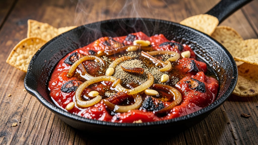 Authentic Huevos Rancheros Sauce Recipe: Smoky Tomato-Chile Magic With Roasted Garlic