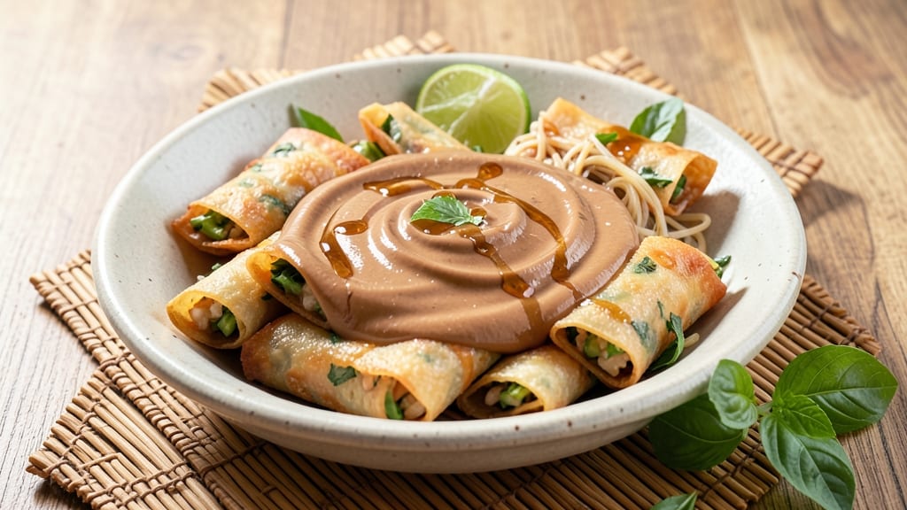 Authentic Thai Peanut Sauce Recipe for Spring Rolls: Nutty-Sweet Drizzle That Elevates Every Bite